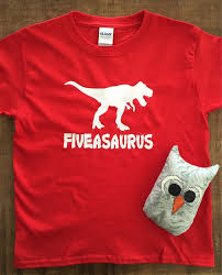 Birthday Gift For Son Turning 5 Turning Five Dinosaur Birthday For Boys And Girls Etsy Birthday Boy Shirts Birthday Gifts For Boys 5th Birthday Boys