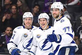 The tampa bay lightning (colloquially known as the bolts) are a professional ice hockey team based in tampa, florida.they compete in the national hockey league (nhl) as a member of the central division.the lightning play their home games in amalie arena. Tampa Bay Lightning Finish Back To Back With 5 2 Win Over Los Angeles Kings Raw Charge