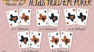 You can see it played on television, online, in poker rooms, and in the rank of hands used in texas holdem is the same as many traditional card games. Top 5 Worst Starting Hands For Texas Hold Em Poker