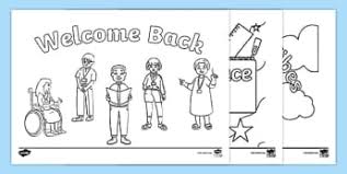 Free editable coloring page for the first day of school! Back To School Colouring Pages Teacher Made Resources