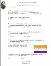 Ask questions and get answers from people sharing their experience with treatment. 19th Amendment Quiz Harvey County Style Harvey County Historical Society