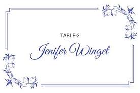 Printable wedding name cards template, digital download, 100% editable . Pin On Crafts