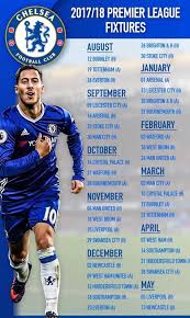 Chelsea premier league fixtures in full: Chelsea Fixtures 2017 18 Steemit