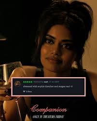 . #CompanionMovie in theaters TOMORROW. Get tickets now.  https://fandan.co/Companion