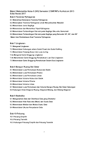 Materi matematika kelas 7 semester 2 kurikulum 2013 revisi 2017. Materi Matematika Smp M Ts Kelas 7 Vii Semester 2 Kurikulum 2013