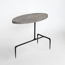 Bridger Oval Occasional Table Wood Top Caste Design Occasional Table Furniture Table Furniture