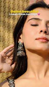 Sometimes, it's all in the details ✨😍 One look, and you're mesmerized by  the beauty of it all…but zoom in, and you'll see the true star shining  through—the jhumka! 🪩💫 At Siya,