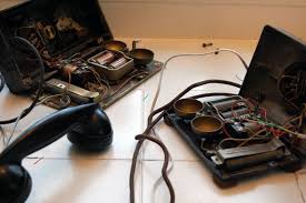 Run the telephone wire back to your network interface device box. How To Rewire A Vintage Phone So It Works Today The Art Of Doing Stuff