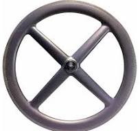 BIKEDOC 4 Spoke Wheels Bike Tubeless 700C 26MM Wide Fixed Gear Track Carbon  Spoke Wheels