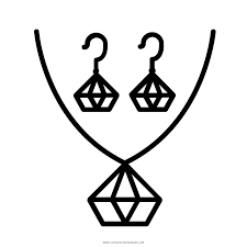 Jewelry coloring pages help reduce anxieties and also stress. Jewelry Coloring Page Ultra Coloring Pages