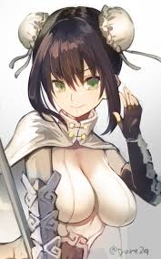 Tyone Qin Liangyu Fate Fate Grand Order Fate Series Commentary Request 1girl Bangs Black Gloves Bodysuit Breasts Brown Hair Bun Cover Chinese Clothes Closed Mouth Dot Pupils Double Bun Ears Visible Through Qin liangyu said before looking for him. tyone qin liangyu fate fate grand order fate series commentary request 1girl bangs black gloves bodysuit breasts brown hair bun cover chinese clothes closed mouth dot pupils double bun ears visible through