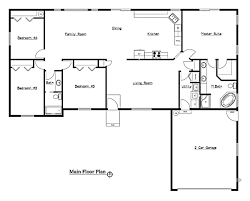 Browse through our floor plans that all include basements and find that extra space you've been wanting. 4 Bedroom Rambler Floor Plans Complete Design Inc 2003 Tour Of Homes First Home United Floor Plans New House Plans Rambler House Plans