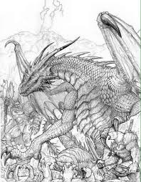 Dragons To Color In 2020 Dragon Coloring Page Realistic Dragon Adult Coloring Books