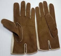 Maybe you would like to learn more about one of these? Carpincho Gloves Suede Leather 2 Tone Whipstitched Unlined Sz8 M Handmade Leather Suede Leather Gloves