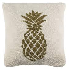 Find throw pillows, accent pillows & holiday pillows in a variety of styles to update your space, all from pier 1. Safavieh Pure Pineapple Green White Square Outdoor Throw Pillow Ppl255b 2020 The Home Depot