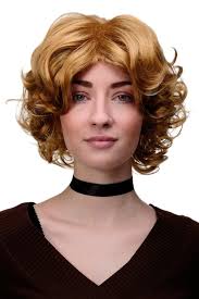 In other words, you should probably refrain from shampooing your hair everyday. Wig Me Up Gfw1690 Lady Quality Wig Short Wavy Curly Volume Middle Parting Backcombed Dark