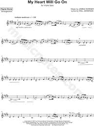 Print And Download My Heart Will Go On Sheet Music By Taylor Davis Arranged For Violin Instrumental Solo In E Major Sheet Music E Major Digital Sheet Music