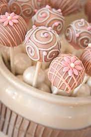 pink and grey cake pops cake pop designs fancy cake pops wedding cake pops