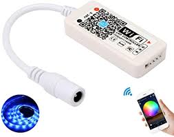 Amazon Com Smart Wifi Rgb Led Controller Abedoe Led Strip Controller For 5050 3528 Led Strip Light Compatible With Alexa Google Assistant Ifttt Android Ios Phone Home Improvement
