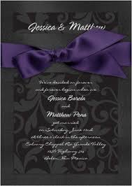 Photo Via Project Wedding Purple Black Wedding Fun Wedding Invitations Classy Wedding Invitations