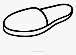 Criar a sua própria imagem a partir de uma folha de papel em branco, desenhar e colorir. Slippers Coloring Page Desenho Um Pe De Chinelo Para Colorir Hd Png Download Kindpng