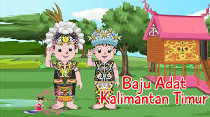 Pakaian adat sulawesi selatan versi kartun. Pakaian Adat Kalimantan Timur Budaya Indonesia Dongeng Kita Youtube
