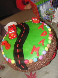 Adam 3 Ans Gateau Version Cars