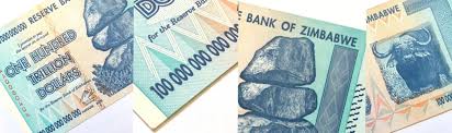 Image result for zimbabwe billion dollar note
