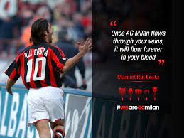Rui costa ist ein ehemaliger fußballspieler aus португалия, (* 29 марта 1972 г. Ac Milan On Twitter Quote Of The Week Rui Costa Once Acmilan Flows Through Your Veins It Ll Flow Forever In Your Blood Weareacmilan Http T Co 6vvlapl5s0