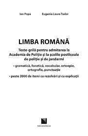 Îmi folosește datele personale în conformitate cu declarația de confidențialitate și politica privind modulele cookie și alte tehnologii similare. Limba Romana Teste Grile Pentru Admiterea La Academia De Politie Ion Popa Eugenia Laura Tudor