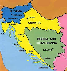 Guiate por croacia con este fantástico mapa que emula los monumentos más importantes de croacia. Mapa Croacia Bosnia Servia