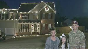 Elves come in all sizes': Sanford soldier surprised with Christmas  decorations