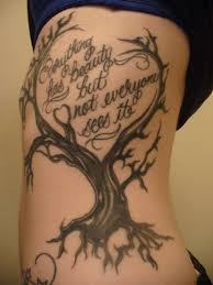 We don't think that you will miss them. Tree Tattoos With Quotes Quotesgram