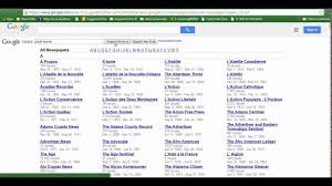 There's a lot to go through here, with over 85 million pages available to view free of charge. How To Search For Old Newspaper Articles In The Google News Archive Youtube
