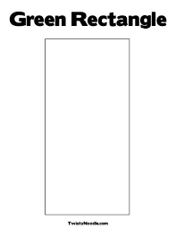 How do you color a rectangle in c# that has been declared in xaml in wpf? Green Rectangle Coloring Page From Twistynoodle Com Coloring Pages Rectangle Green