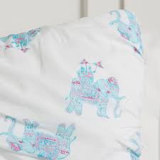 Create a magical adventure in their bedroom or nursery with enchanting bedding and decor. Lilly Pulitzer Elephant Bazaar Girls Quilt Sham Pottery Barn Teen