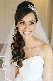 Side Swept Bridal Hair With Veil E1411650680646 Wedding Hair Down Veil Hairstyles Bridal Hair Veil