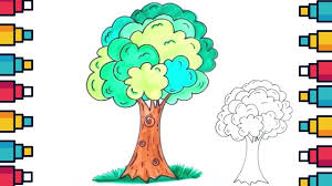 How To Draw Tree For Kids In Super Easy Way Trees Green Kids Drawing Tree Drawing Drawing For Kids Trees For Kids