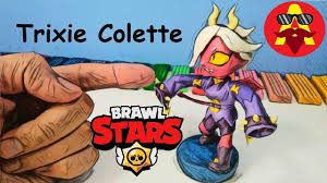 Cómo hacer a el primo de brawl stars de plastilina / clay brawl stars: Making Trixie Colette From Brawl Stars 4k Video Hand Made Clay Art And Hobby Youtube