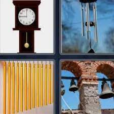 4 Fotos 1 Palabra Reloj De Pared Campanas 4 Fotos 1 Palabra Reloj De Pared Fotos