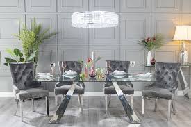 Lille dining table by shine by s h o on gilt home dining table. Dining Table Grey Shoppa Pa Pricepi