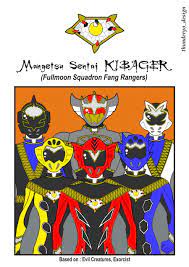 mangetsu sentai kibager by thunderyo on deviantart digital artist ranger deviantart