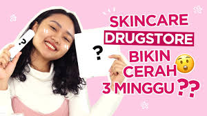 Produk anti ageing ( memperlambat penuaan) berbentuk cream dan serum. Skincare Mencerahkan Dari Drugstore Di Bawah 100ribu Wear Test Wednesday Youtube
