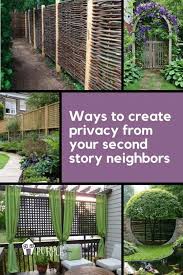 How to block out noisy neighbours. Ingenious Ways To Regain Privacy From Second Story Neighbors Privacy Landscaping Backyard Landscaping Backyard Privacy Screen