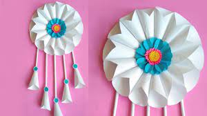 How to make newspaper wall hanging with flower vase (tutorial) the newspaper is that element which doesn't have any requirement after the precise date; Paper Flower Wall Hanging Easy Wall Decoration Ideas Paper Craft Diy Wall Decor Youtube
