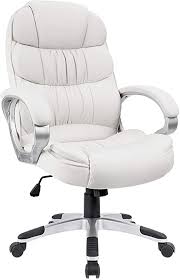 White Office Chair In 2020 Ergonomic Desk Chair White Office Chair Comfortable Computer Chair