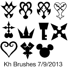 Updated 07 09 2013 To Include Dream Eater Symbols And An Updated Unversed Symbol Heartless Emblem Nobody Emb Kingdom Hearts Crown Heart Symbol Kingdom Hearts