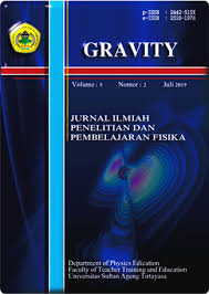 Review artikel dalam jurnal internasional i. Gravity Jurnal Ilmiah Penelitian Dan Pembelajaran Fisika