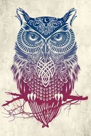 Hibou Ouh Ouh Owl Art Print Owl Wallpaper Framed Art Prints