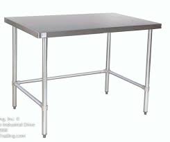 16 gauge commercial work tables are an excellent solution for food service professionals seeking both quality and affordability when adding a stainless steel kitchen table to their operation. Counter Height Stainless Steel Prep Tables Stainless Steel Work Tables Com Stainless Steel Work Table Stainless Steel Table Top Stainless Steel Kitchen Table